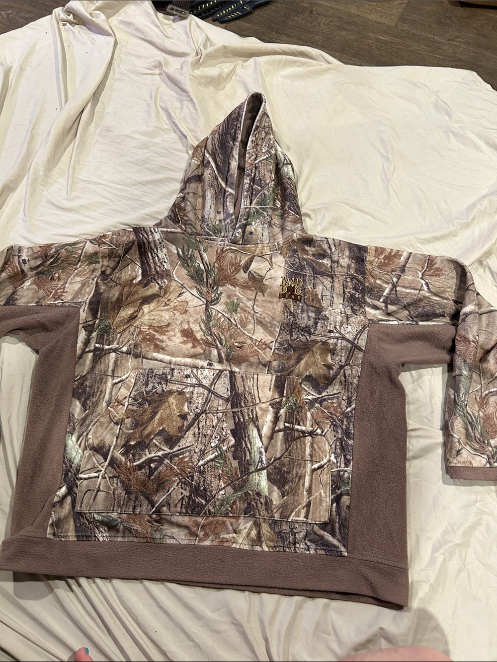 Mad Dog Gear XLarge Adult Camo Hoodie - Brown/Green